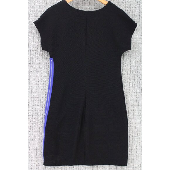 AX Armani Exchange Shift Dress Womens Size 6 Black Solid Stretch Textured - Picture 7 of 10